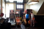 News with a Twist skeeball filming